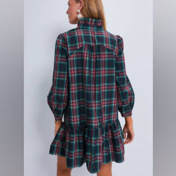 Tuckernuck Highland Tartan Royal Shirt Dress Plaid New Without Tags S - Picture 2 of 12
